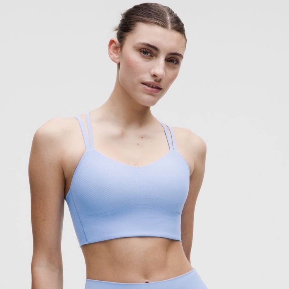 Lululemon  NWT Like a Cloud Longline Bra, B/C Cup *DOT SINATRA BLUE*